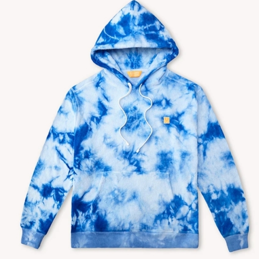 Absorb Island Poolside Hoodie Blue Ripple M/L NWT